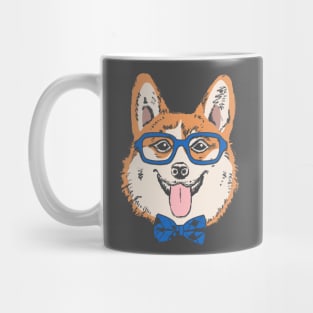 Corgi Hipster Mug